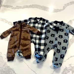 NWOT fleece onesies